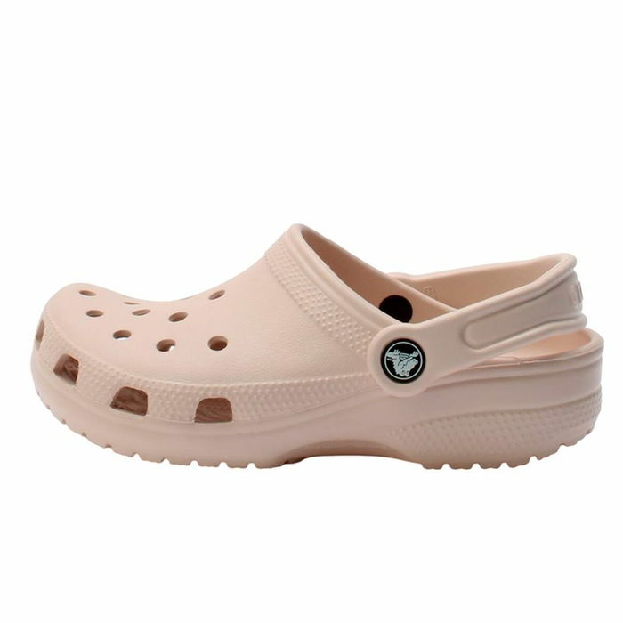 Zuecos Crocs Beige