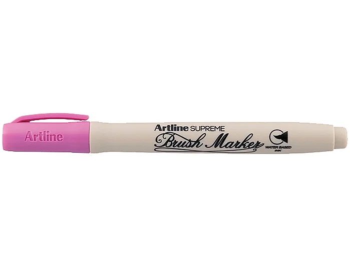 Artline Supreme Brush Rotulador de punta tipo pincel Rosa, pack de 12 unidades Artline Supreme Brush Rotulador de punta tipo pincel Rosa, pack de 12 unidades