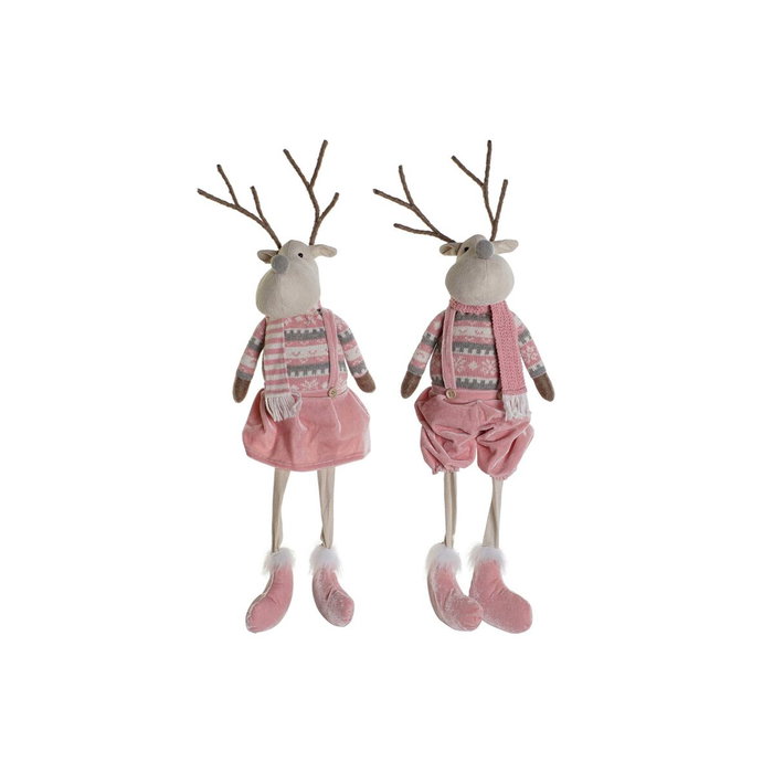 DKD Home Decor Figura Poliéster RENO Surtido de 2
