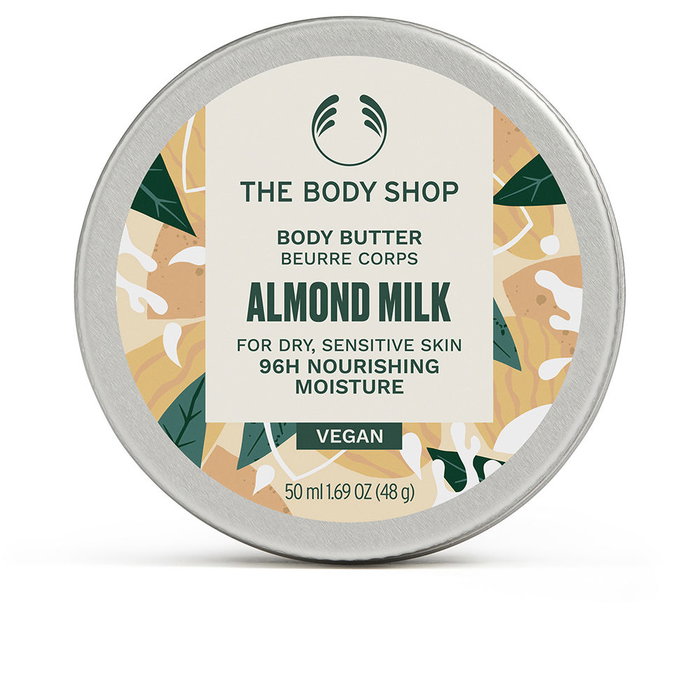 The Body Shop ALMOND MILK Manteca Corporal 50 ml Piel Seca Sensible Hidratante Crema Natural The Body Shop ALMOND MILK Manteca Corporal 50 ml Piel Seca Sensible Hidratante Crema Natural