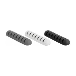 DeLOCK 18301 Organizador de cables con 7 pasacables, Set de 6 unidades