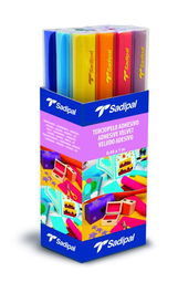 Terciopelo Adhesivo Rollo Sadipal 0,45 X 1 M Surtido Expositor De 12 Rollos (1X Color)