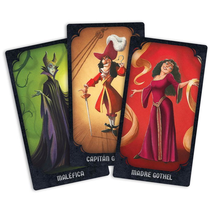 Disney Villains Juego de Cartas La Asamblea del Mal, Identidades Ocultas para 8-18 Jugadores Disney Villains Juego de Cartas La Asamblea del Mal, Identidades Ocultas para 8-18 Jugadores