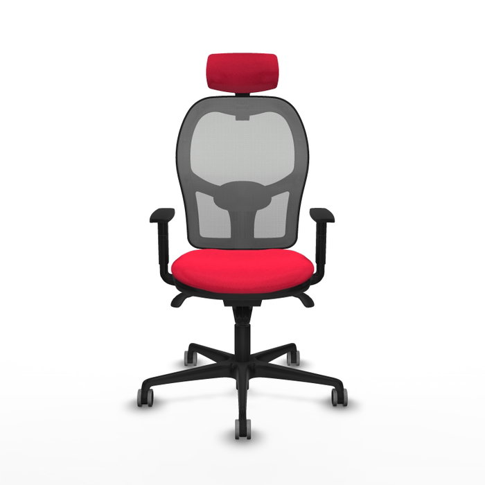 PIQUERAS Y CRESPO Silla de oficina Jorquera Roja y Gris PIQUERAS Y CRESPO Silla de oficina Jorquera Roja y Gris