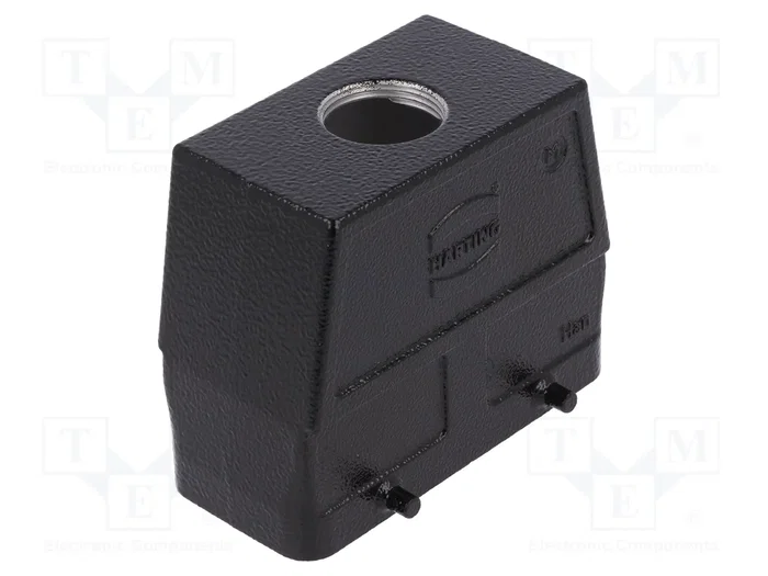HARTING Carcasa HDC Han® B tamaño 16B negra HARTING Carcasa HDC Han® B tamaño 16B negra