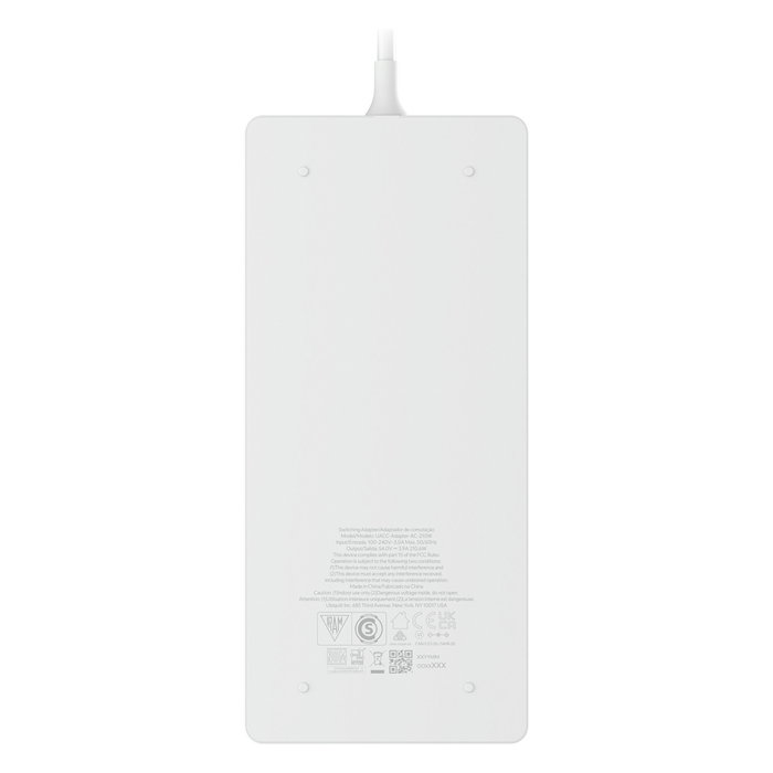 Ubiquiti Fuente de Alimentacion AC 210W UACC-Adapter-AC-210W para Switch PoE USW-Ultra Pro Max Flex, 100-240V, Blanco