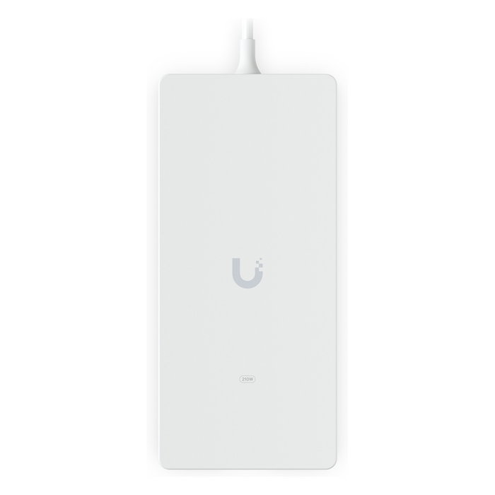 Ubiquiti Fuente de Alimentacion AC 210W UACC-Adapter-AC-210W para Switch PoE USW-Ultra Pro Max Flex, 100-240V, Blanco