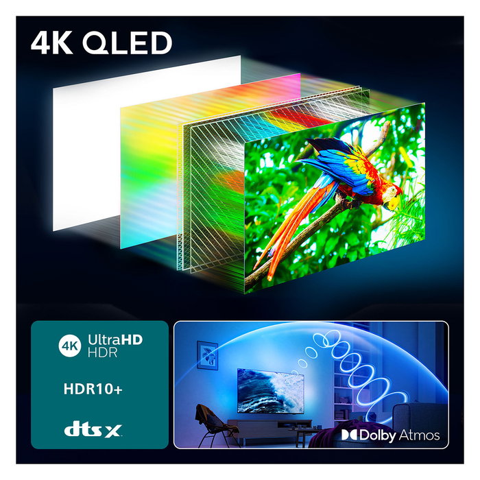 Philips 75PUS8500/12 TV 189cm 75" 4K QLED Smart TV Ambilight