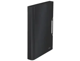 Leitz Solid Carpeta Clasificadora Fuelle DIN A4 Polipropileno 6 Compartimentos Color Negro