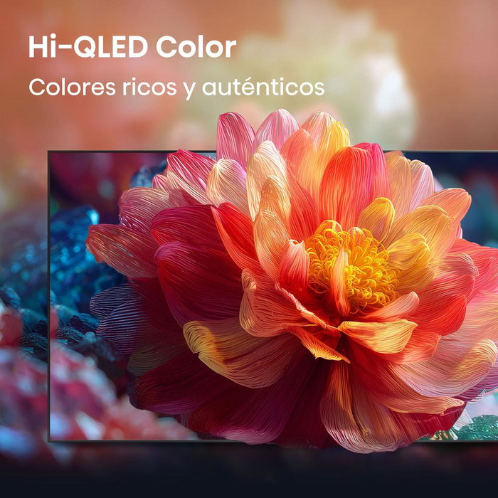 Hisense 65E7S Smart TV QLED 65 Pulgadas 4K UHD Dolby Vision IQ Dolby Atmos HomeOS Game Mode Plus HDMI 2.1