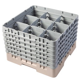 CAMBRO Cesta de lavado 9 compartimentos Azul marino