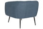 DKD Home Decor Sillon Scandi Azul Dorado 75 x 73 x 81 cm