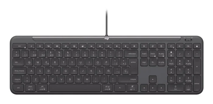 Logitech Signature Slim MK620 Combo de Teclado y Ratón con Conexión USB-C, Grafito