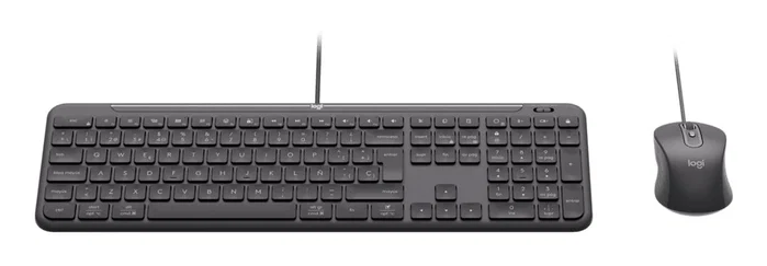 Logitech Signature Slim MK620 Combo de Teclado y Ratón con Conexión USB-C, Grafito