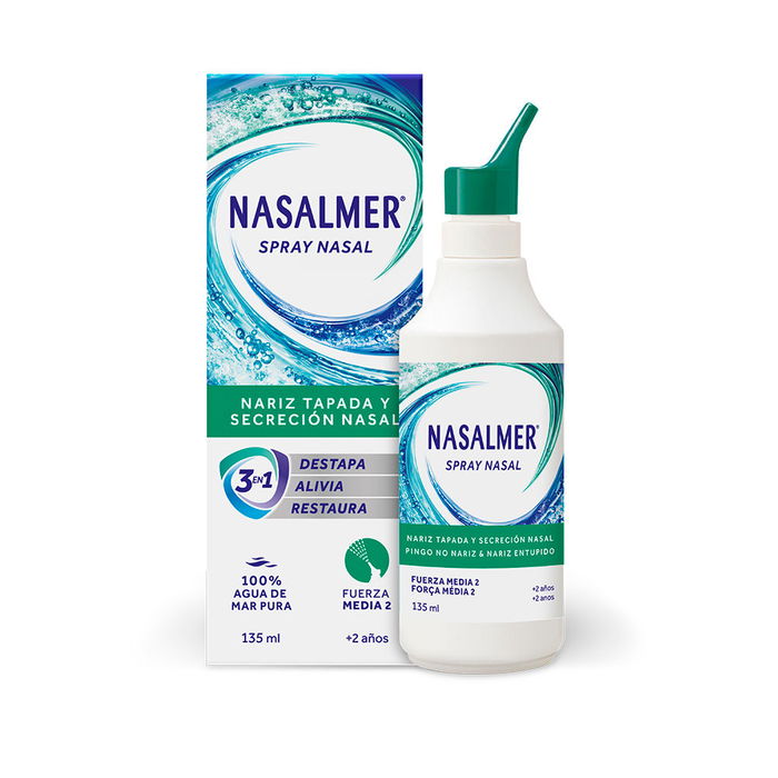 Nasalmer Spray Nasal Fuerza Media 2 135 ml
