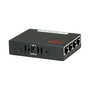 ROLINE Switch Gigabit Ethernet Pocket, 4 Puertos RJ-45, Full Duplex, Auto-Negociación, 200 g