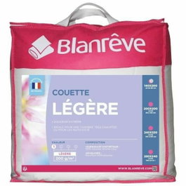 Blanreve Edredón ligero de microfibra - 140 x 200 cm - Blanco