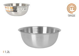 Masterchef Bol Acero Inoxidable Ø19 x 7.5 cm / 1.2 L (24 Unidades)
