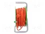 PLASTROL Prolongador de alimentación H05VV-F 3G1,5mm2 40m naranja