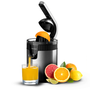 Cecotec Xqueeze RetroJuice 600 Steel Licuadora centrífuga 600 W Negro, Metálico