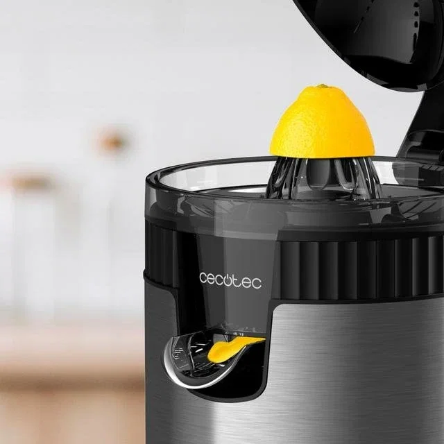 Cecotec Xqueeze RetroJuice 600 Steel Licuadora centrífuga 600 W Negro, Metálico Cecotec Xqueeze RetroJuice 600 Steel Licuadora centrífuga 600 W Negro, Metálico