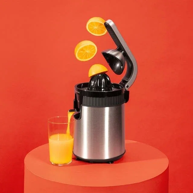 Cecotec Xqueeze RetroJuice 600 Steel Licuadora centrífuga 600 W Negro, Metálico Cecotec Xqueeze RetroJuice 600 Steel Licuadora centrífuga 600 W Negro, Metálico