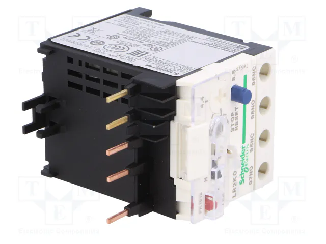SCHNEIDER ELECTRIC Relé térmico TeSys K 3,7-5,5A NO+NC SCHNEIDER ELECTRIC Relé térmico TeSys K 3,7-5,5A NO+NC