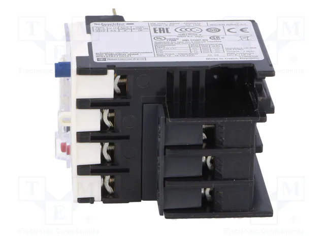 SCHNEIDER ELECTRIC Relé térmico TeSys K 3,7-5,5A NO+NC SCHNEIDER ELECTRIC Relé térmico TeSys K 3,7-5,5A NO+NC