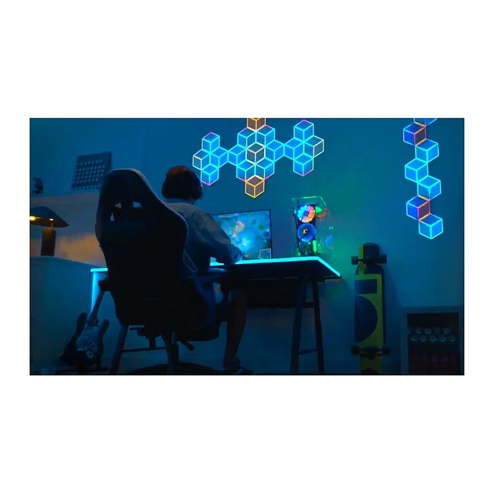 Govee Glide Hexagon Light Panels Ultra 7 Pack Meteor Gray H606A Govee Glide Hexagon Light Panels Ultra 7 Pack Meteor Gray H606A
