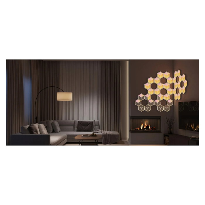 Govee Glide Hexagon Light Panels Ultra 7 Pack Meteor Gray H606A Govee Glide Hexagon Light Panels Ultra 7 Pack Meteor Gray H606A
