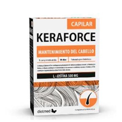 DIETMED Keraforce Capilar 30 Comprimidos Complemento Alimenticio para el Cabello con Biotina, Selenio y Zinc DIETMED Keraforce Capilar 30 Comprimidos Complemento Alimenticio para el Cabello con Biotina, Selenio y Zinc