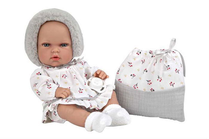 Muñecas Arias Muñeca Elegance 30 cm Natal Gris c/bolsa multiusos cuerpo vinyl sexo niña Muñecas Arias Muñeca Elegance 30 cm Natal Gris c/bolsa multiusos cuerpo vinyl sexo niña