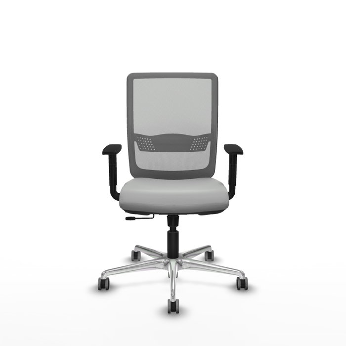 PIQUERAS Y CRESPO Silla de oficina Haches Gris con mecanismo Sincro/Traslack PIQUERAS Y CRESPO Silla de oficina Haches Gris con mecanismo Sincro/Traslack