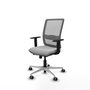 PIQUERAS Y CRESPO Silla de oficina Haches Gris con mecanismo Sincro/Traslack