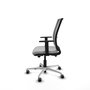 PIQUERAS Y CRESPO Silla de oficina Haches Gris con mecanismo Sincro/Traslack