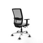 PIQUERAS Y CRESPO Silla de oficina Haches Gris con mecanismo Sincro/Traslack