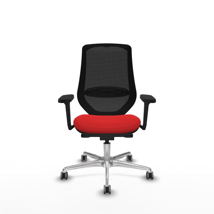 PIQUERAS Y CRESPO Silla de oficina Mardos con mecanismo Sincro/Traslack, Rojo y Negro PIQUERAS Y CRESPO Silla de oficina Mardos con mecanismo Sincro/Traslack, Rojo y Negro