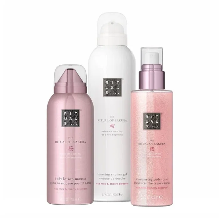 Rituals Set Ritual Of Sakura con Shower Mousse, Shimmer Body Spray y Body Lotion Rituals Set Ritual Of Sakura con Shower Mousse, Shimmer Body Spray y Body Lotion