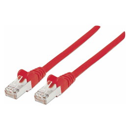Intellinet Patchkabel Cat7 de 0,25m Rojo con conectores RJ-45