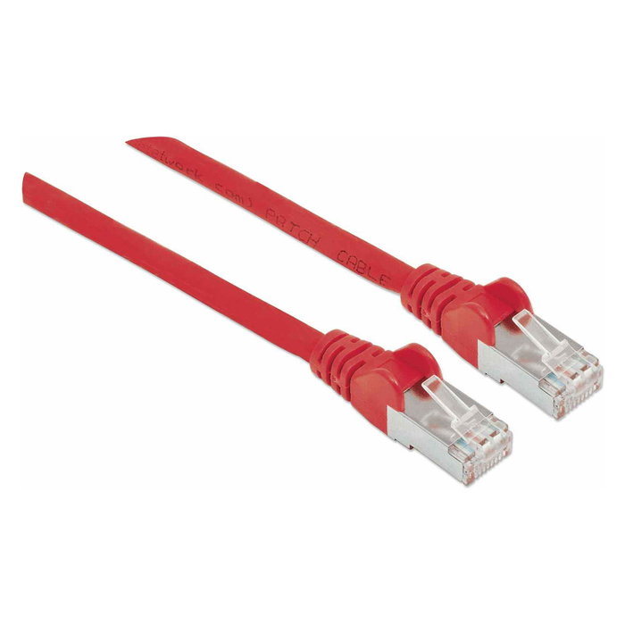 Intellinet Patchkabel Cat7 de 0,25m Rojo con conectores RJ-45