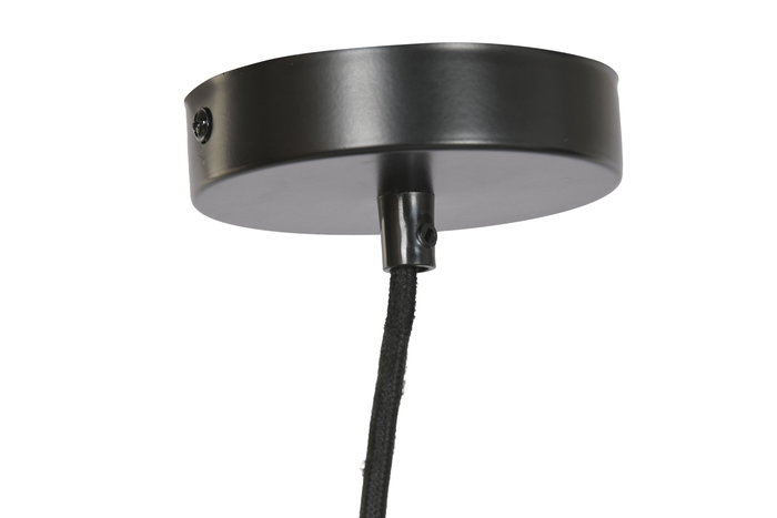 DKD Home Decor Lámpara Techo Balines Natural 70 x 70 x 50 cm Fibras Naturales