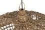 DKD Home Decor Lámpara Techo Balines Natural 70 x 70 x 50 cm Fibras Naturales