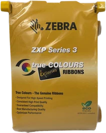 Zebra 800033-340 Cinta Nylon YMCKO Varios Colores para ZXP Series 3, hasta 280 tarjetas de plástico