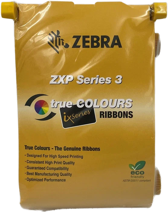 Zebra 800033-340 Cinta Nylon YMCKO Varios Colores para ZXP Series 3, hasta 280 tarjetas de plástico