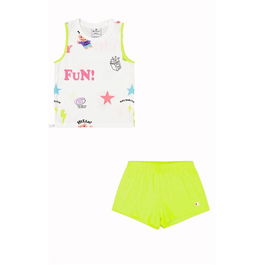 Conjunto Deportivo para Niños Champion Blanco 2 Piezas
