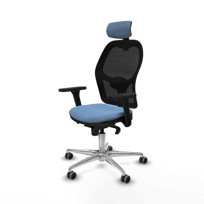 PIQUERAS Y CRESPO Silla de oficina Jorquera, Azul cielo y Negro PIQUERAS Y CRESPO Silla de oficina Jorquera, Azul cielo y Negro