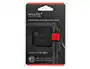 Antartik Portaboligrafos Autoadhesivo para Cuaderno Note con Elástico hasta 15mm Grosor, Negro y Rojo