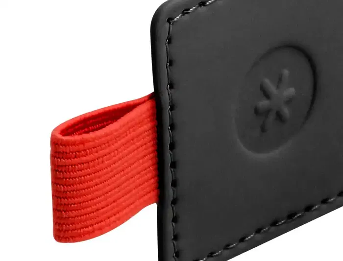 Antartik Portaboligrafos Autoadhesivo para Cuaderno Note con Elástico hasta 15mm Grosor, Negro y Rojo Antartik Portaboligrafos Autoadhesivo para Cuaderno Note con Elástico hasta 15mm Grosor, Negro y Rojo