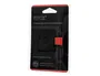 Antartik Portaboligrafos Autoadhesivo para Cuaderno Note con Elástico hasta 15mm Grosor, Negro y Rojo