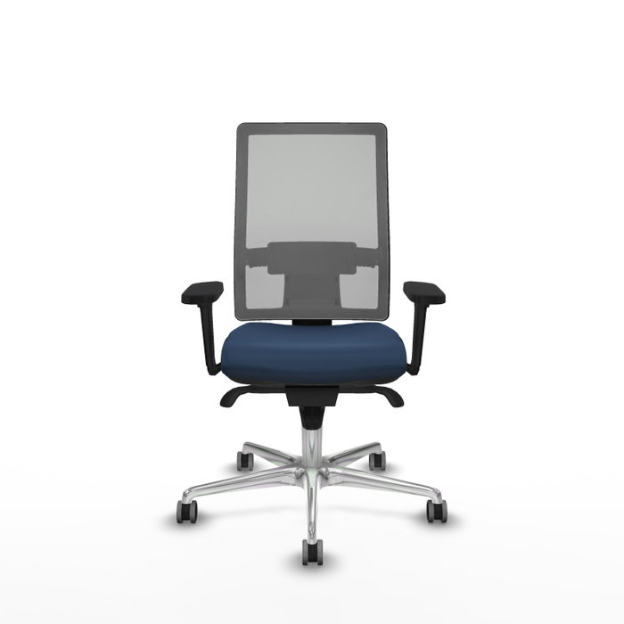 PIQUERAS Y CRESPO Silla de oficina Horna Azul marino y Gris PIQUERAS Y CRESPO Silla de oficina Horna Azul marino y Gris